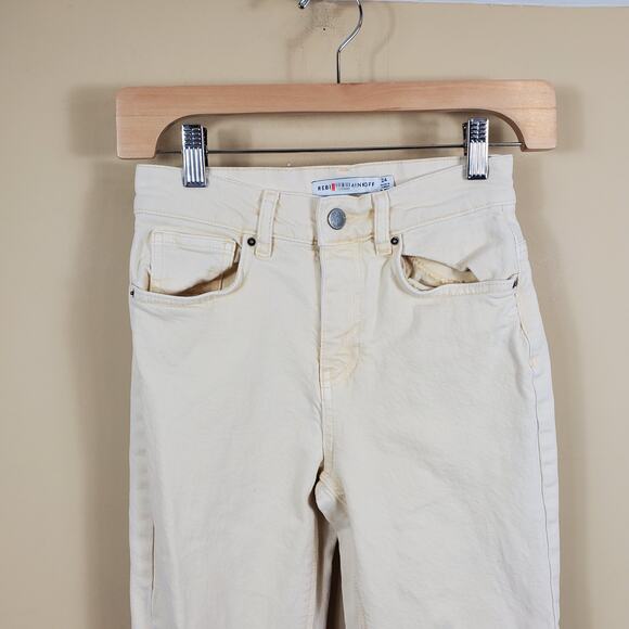 Rebecca Minkoff Buttermilk Dominica Jeans Women's Size 24 - Picture 3 of 9